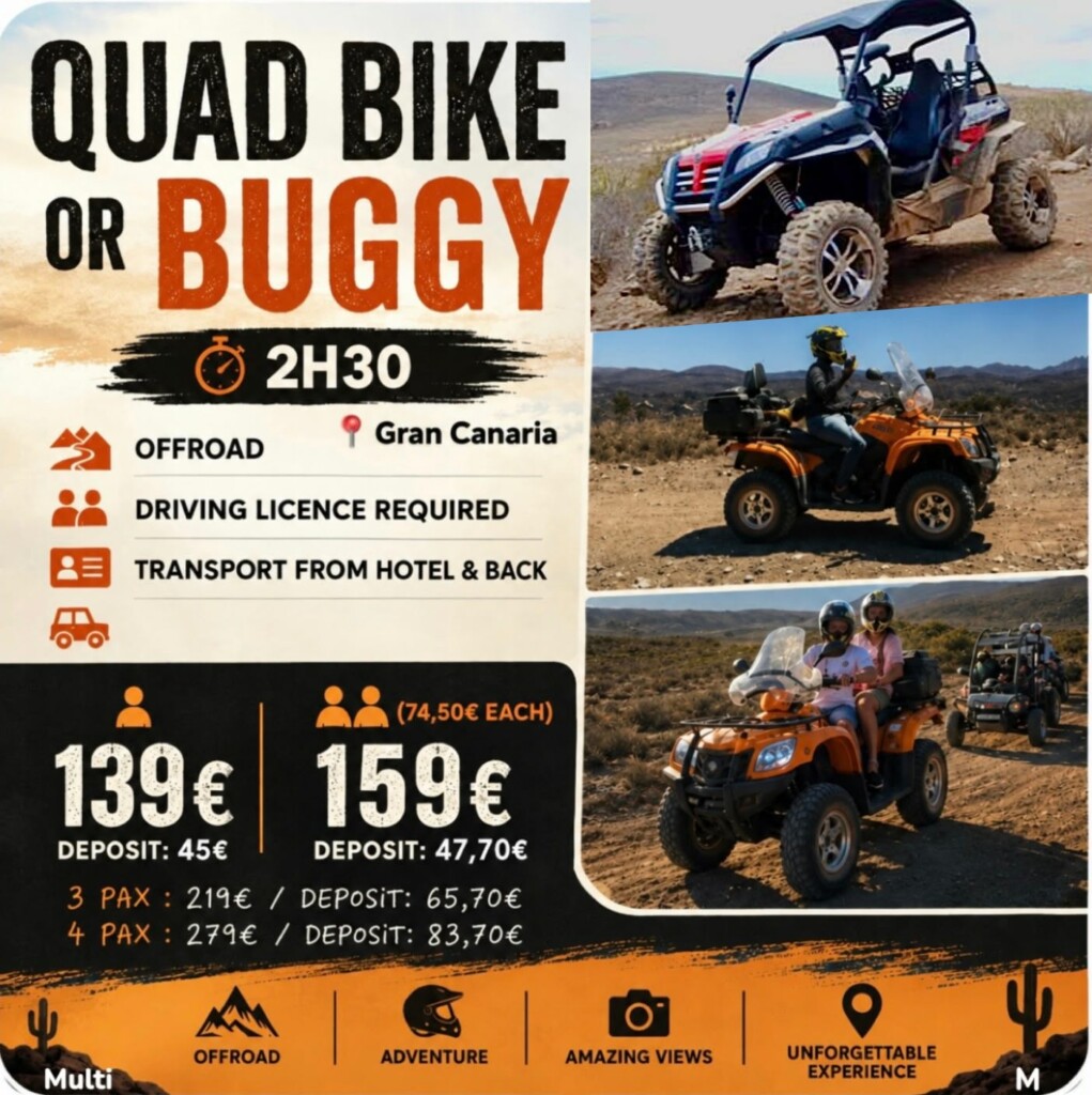 Quad Bike or Buggy 2H30